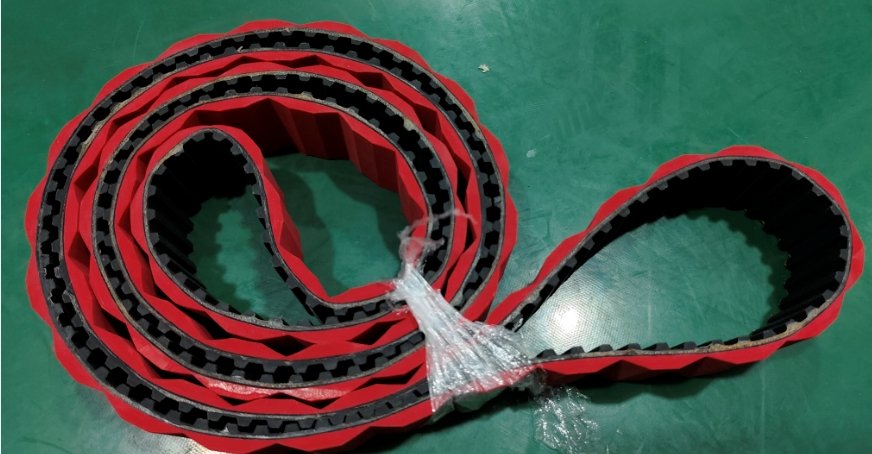 紅膠開槽雙重工藝，橡膠同步帶解鎖高效傳動(dòng)
