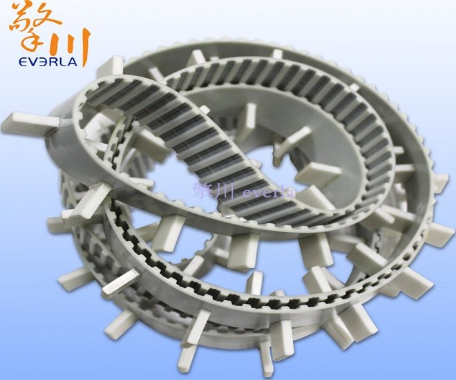 還在為物料跑偏煩惱？PU 同步帶擋板來救場