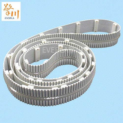 貼標(biāo)機(jī)用PU同步帶：矩形擋塊能定位物料嗎？